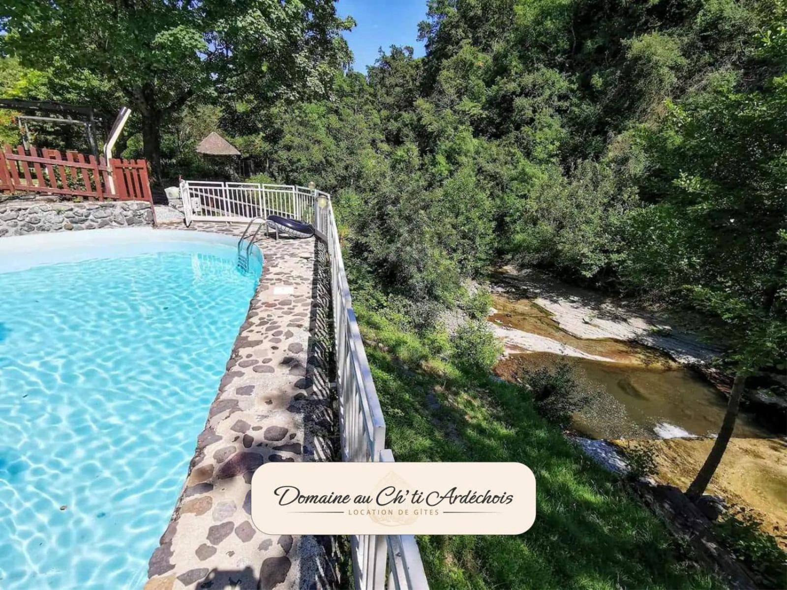 Gite De Groupe - Domaine Au Ch'Ti Ardechois Rochessauve Exterior foto